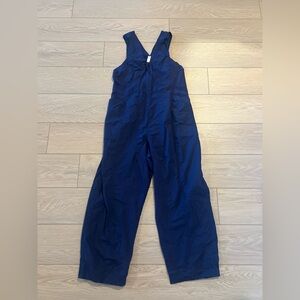 Daily Practice by Anthropologie zip front jumpsuit size medium navy blue